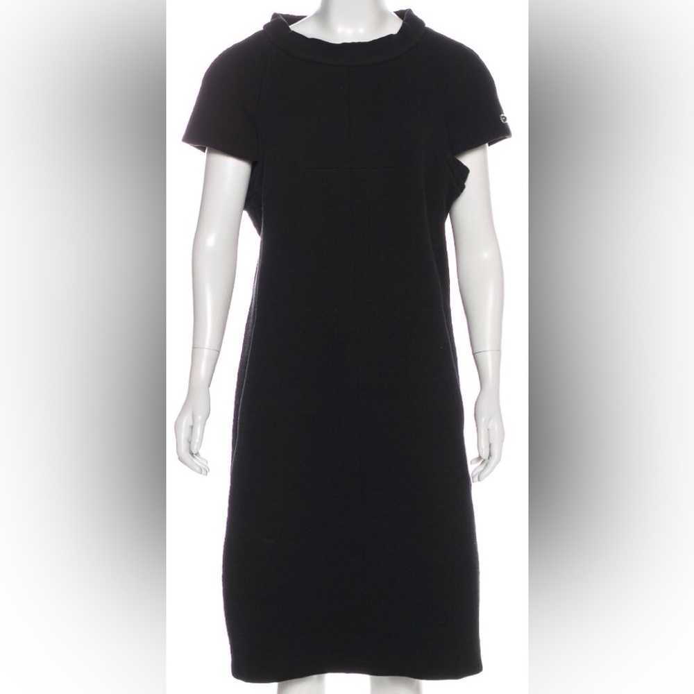 ❌SOLD EBAY❌Chanel 2017 Rare Fall Black Chanel Dress W /interlocking Cc 42